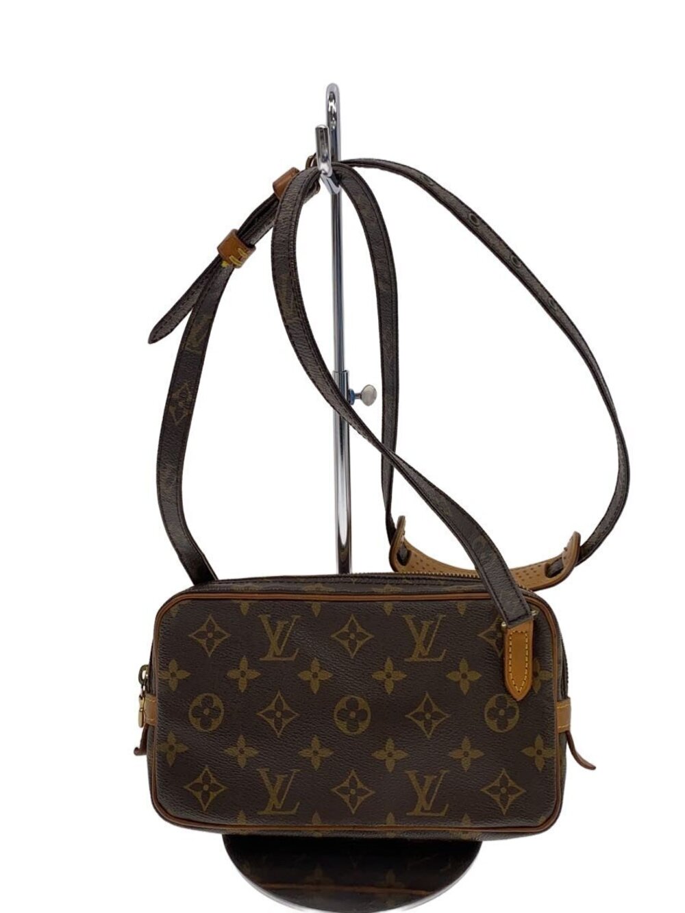 Louis Vuitton Pochette Marly BandoulireMonogram Canvas Pouch Brown